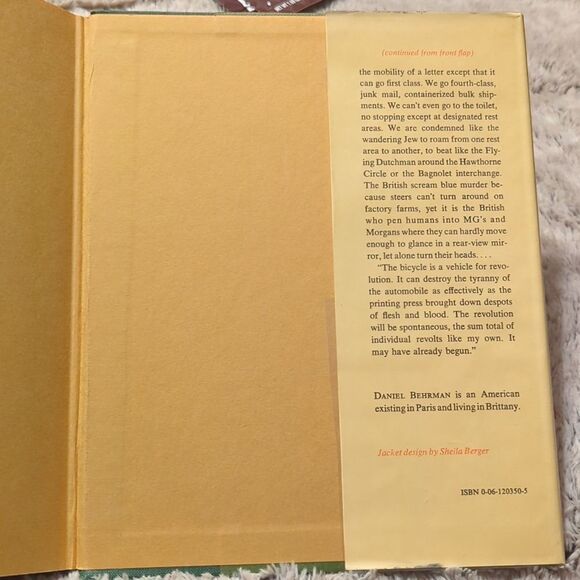 The man who loved bicycles: The memoirs of an autophobe, Daniel Behman - Picture 6 of 6